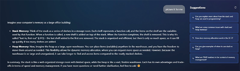 Screenshot of Textbook module