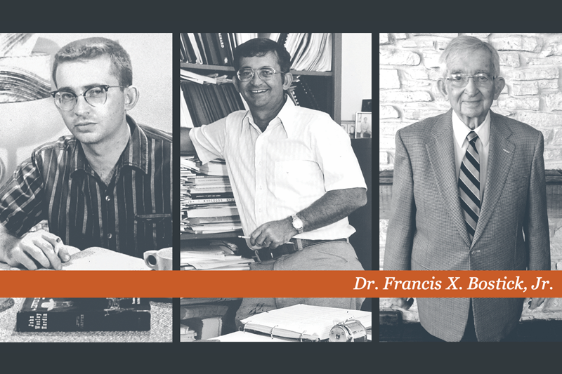 Dr. Francis X. Bostick, Jr. In Memoriam Texas ECE Electrical