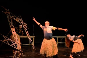 Dancers performing on a stage