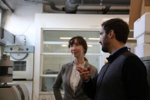 Artur Pinto and Jean Anne Incorvia during one of Incorvia’s visits to Portugal.